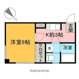 リバーサイド・アン【2階】の間取り